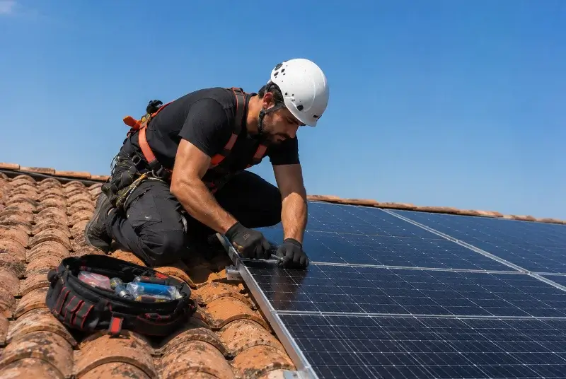 Maintenance et monitoring de panneaux solaires à Montfroc