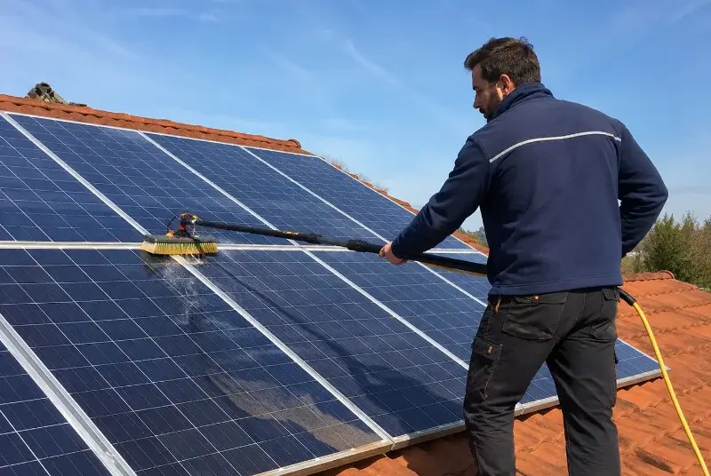 Nettoyage et entretien de panneaux solaires à Montfroc